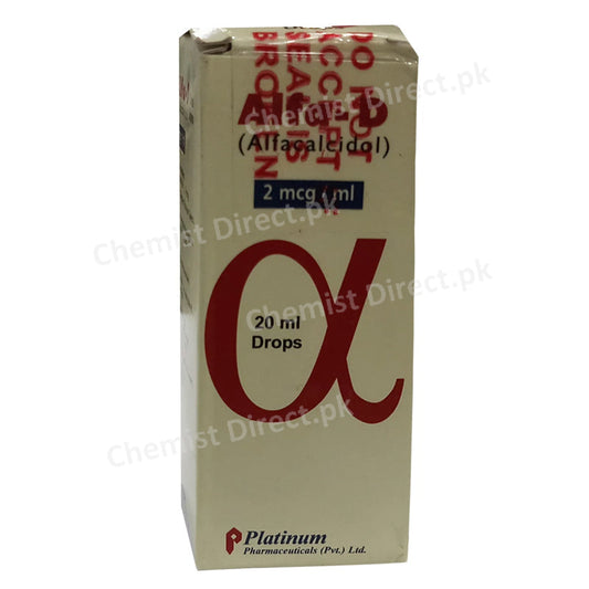 Alfa-D Drop2mcg ml-Platinum Pharmaceuticals (Pvt) Ltd Alfacalcidol