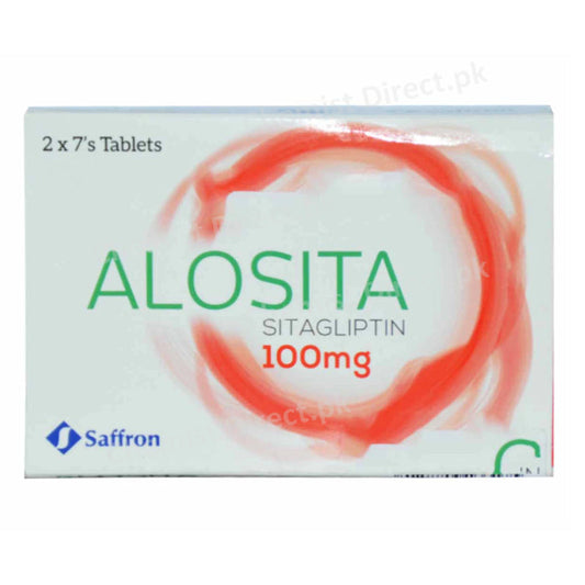 Alosita 100mg Tab Tablet SaffronPharmaceutical_pvt_ltd Sitagliptin.jpg