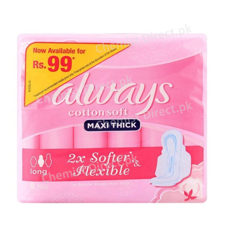 Always Cotton Soft Maxi Thick Pads Personal Care
