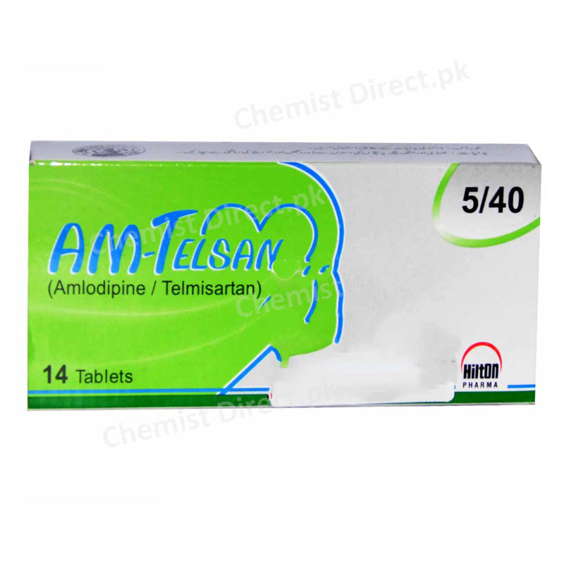 Am-Telsan5 40 Tab Tablet HiltonPharma Pvt_Ltd Amlodipine5mg Telmisartan 40mg.jpg