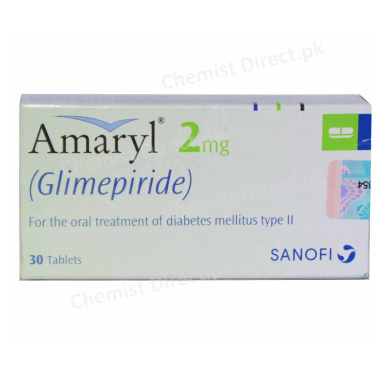 Amaryl 2mg-Tab SANOFIAVENTIS Glimepiride Tablet.jpg