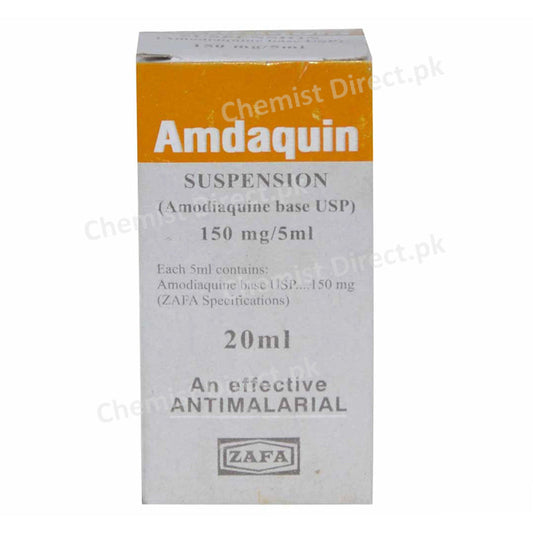 Amdaquin Susp 20ml Suspension ZafaPharma Amodiaquine.jpgAmdaquin Susp 20ml Suspension ZafaPharma Amodiaquine.jpg