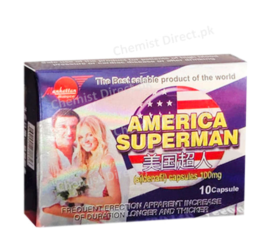 America Superman Capsule Medicine