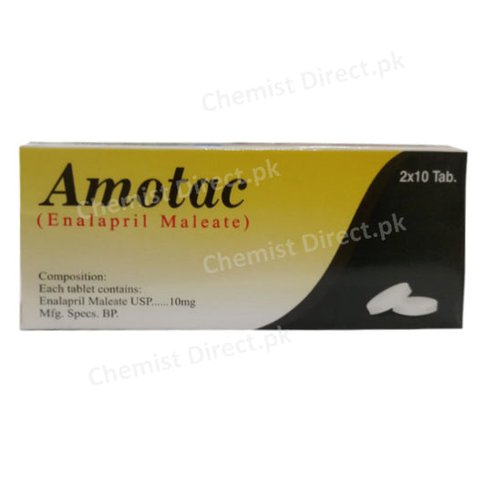 Amotac Tablets 10mg MASS PHARMA Enalapril maleate