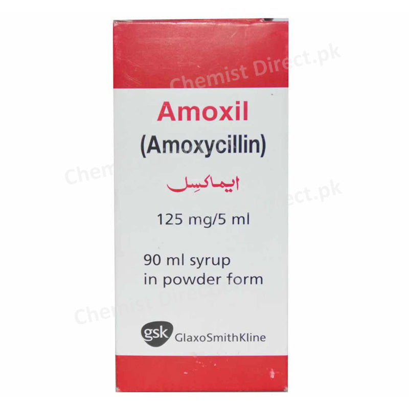 Amoxil Syrup 125mg/5ml 90ml Glaxosmithkline Pakistan Limited Amoxicillin