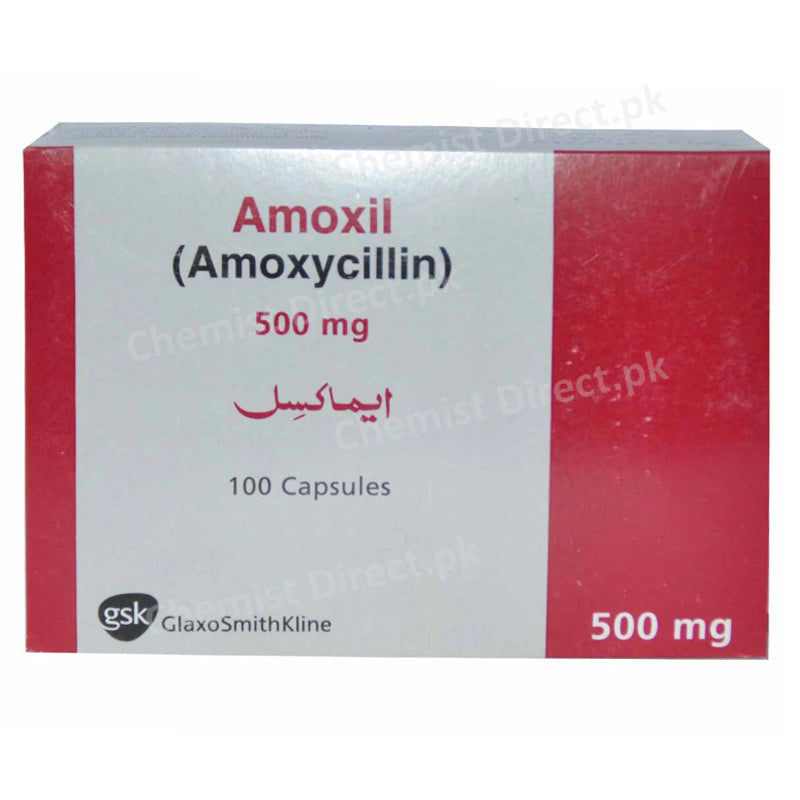 Amoxil Capules 500mg Glaxosmithkline Pakistan Limited Amoxicillin