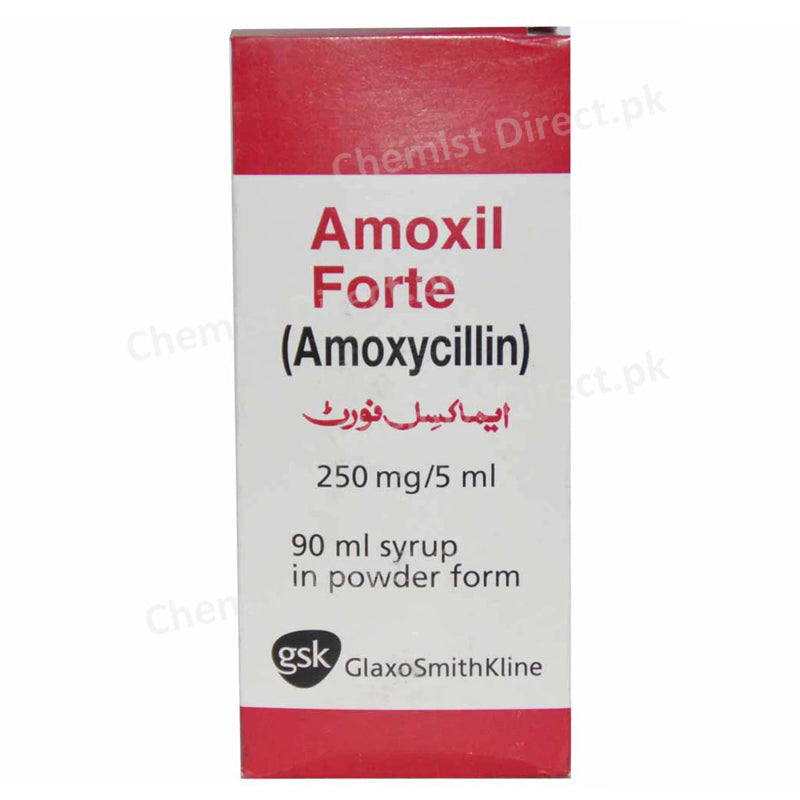 Amoxil Forte 250mg Syrup 90ml – ChemistDirect.pk