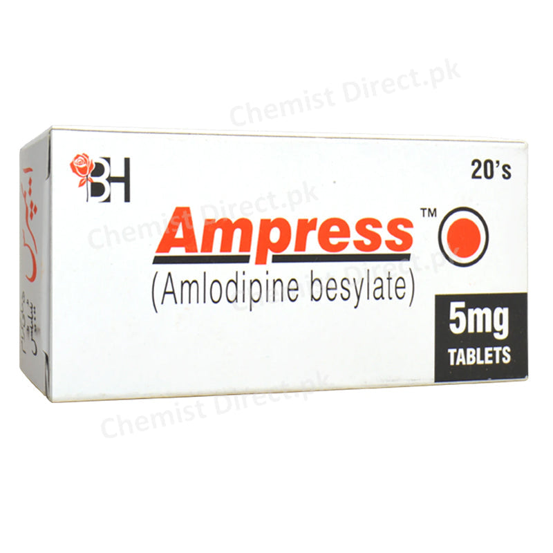 Ampress Tablets 5mg BARRETT HODGSON PAKISTAN (PVT) LTD Amlodipine Besylate