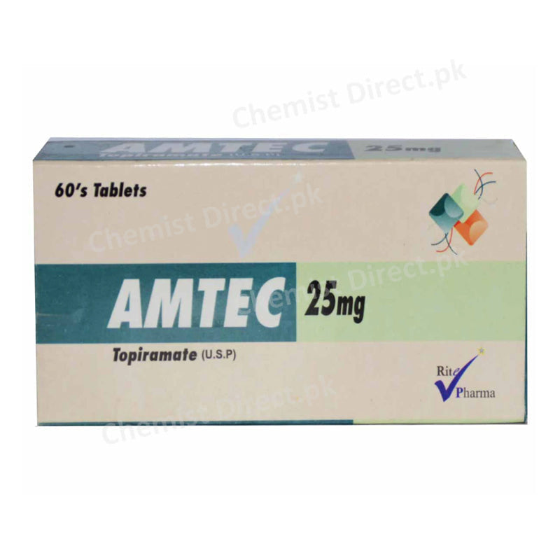 Amtec 25mg Tab Tablet RitePharma Topiramate.jpg