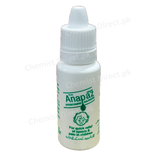 Anapaz Drops 10ml Hilton Pharma Pvt Ltd Anti Spasmodic Hyoscyamine Sulphate