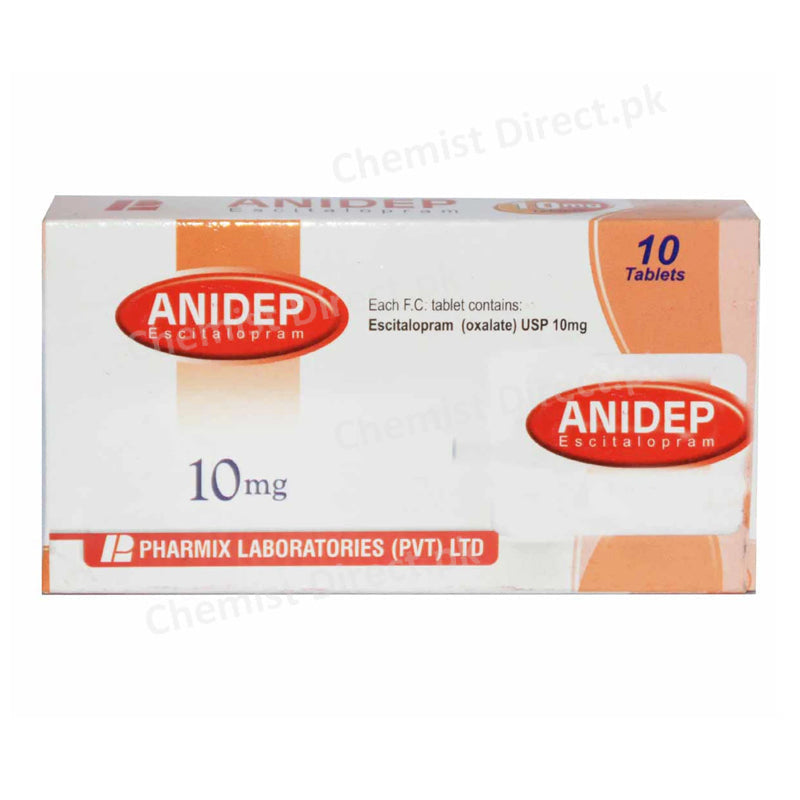 Anidep 10mg Tab Tablet PharmixLabortories Escitalopram.jpg