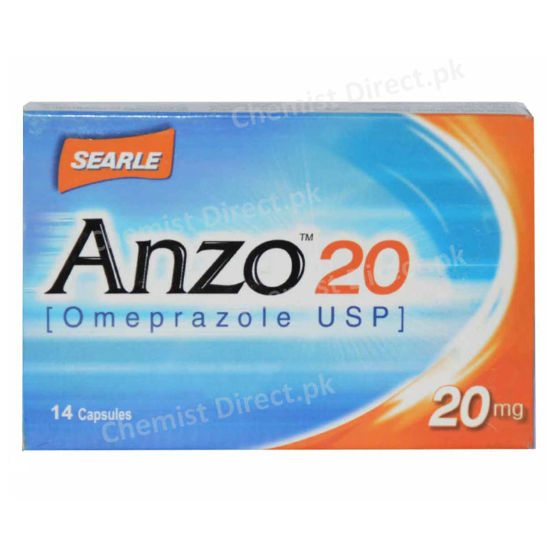 Anzo Capsules 20mg SEARLE PAKISTAN Omeprazole