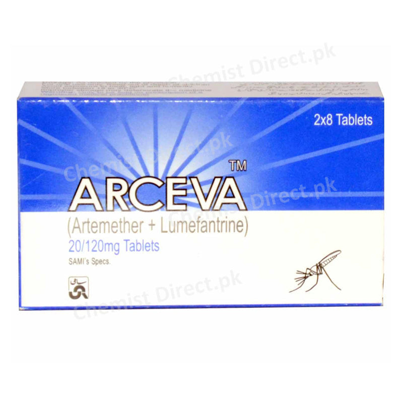 Arceva20 120mg Tab Tablet SAMIPHARMACEUTICALS-Anti-Malarial-Artemether20mg_Lumefantrine 120mg.jpg