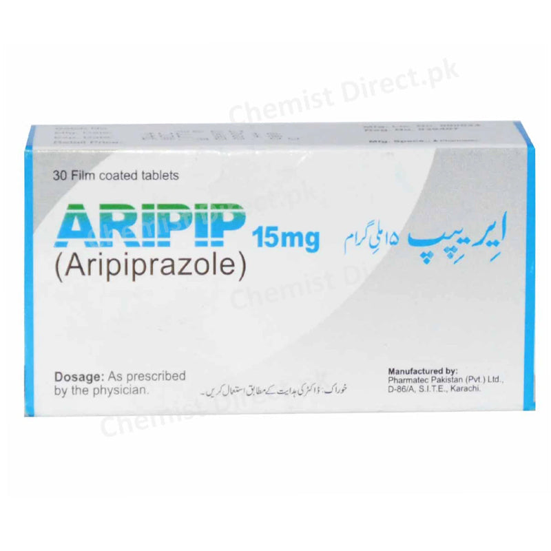 Aripip 15mg tab-Tablet Pharmatec Psychosis Aripiprazole.jpg