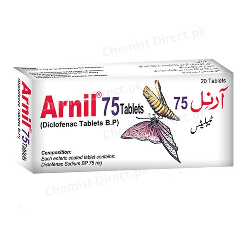 Arnil 75mg Tab Tablet-BROOKESPHARMACEUTICALLABS_PAKISTAN_LTD NSAID Diclofenac Sodium.jpg