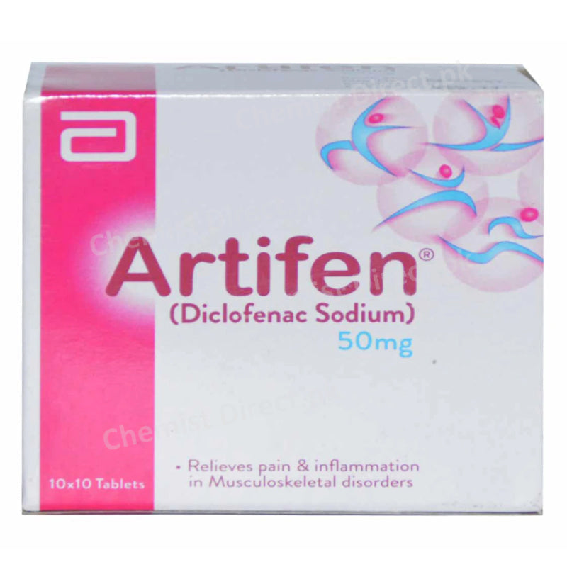 Artifen Tablets 50mg ABBOTT LABORATORIES (PAKISTAN) LTD Diclofenac Sodium