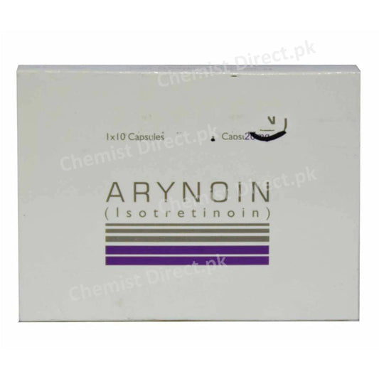 Arynoin Capsules 20mg PHARMA HEALTH PAKISTAN (PVT.) LTD Isotretinoin