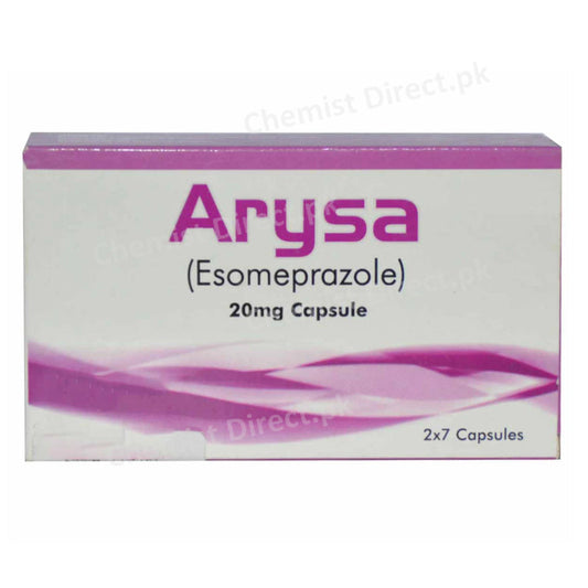 Arysa Capsule 20mg Helix Pharma (Pvt) Ltd Esomeprazole