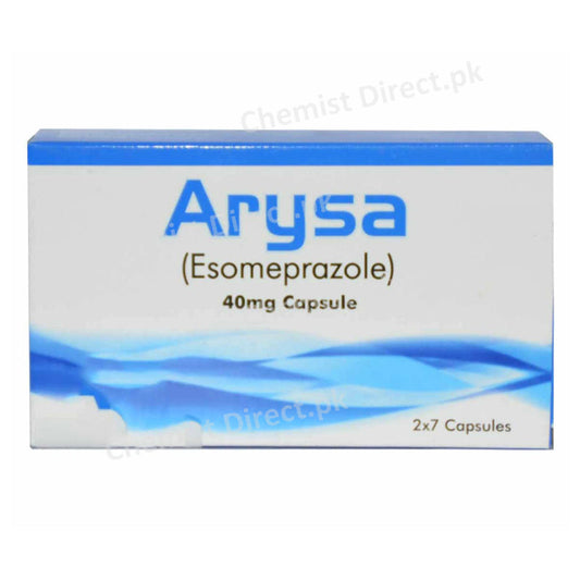 Arysa Capsule 40mg Helix Pharma (Pvt) Ltd Esomeprazole