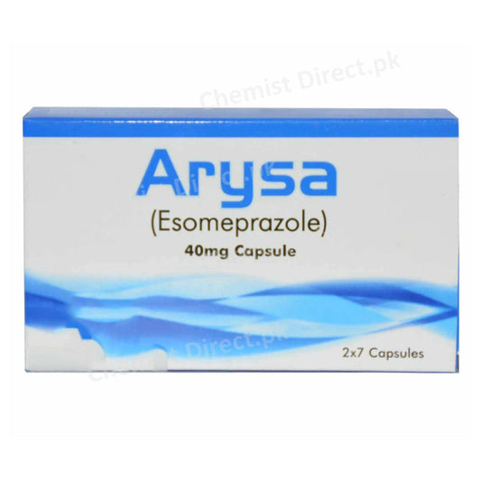 Arysa Capsule 40mg Helix Pharma (Pvt) Ltd Esomeprazole