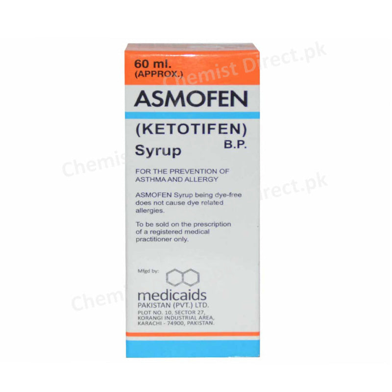 asmofen syp 60ml. Suspentison MEDICAIDSAnti-Histamine-Ketotifen