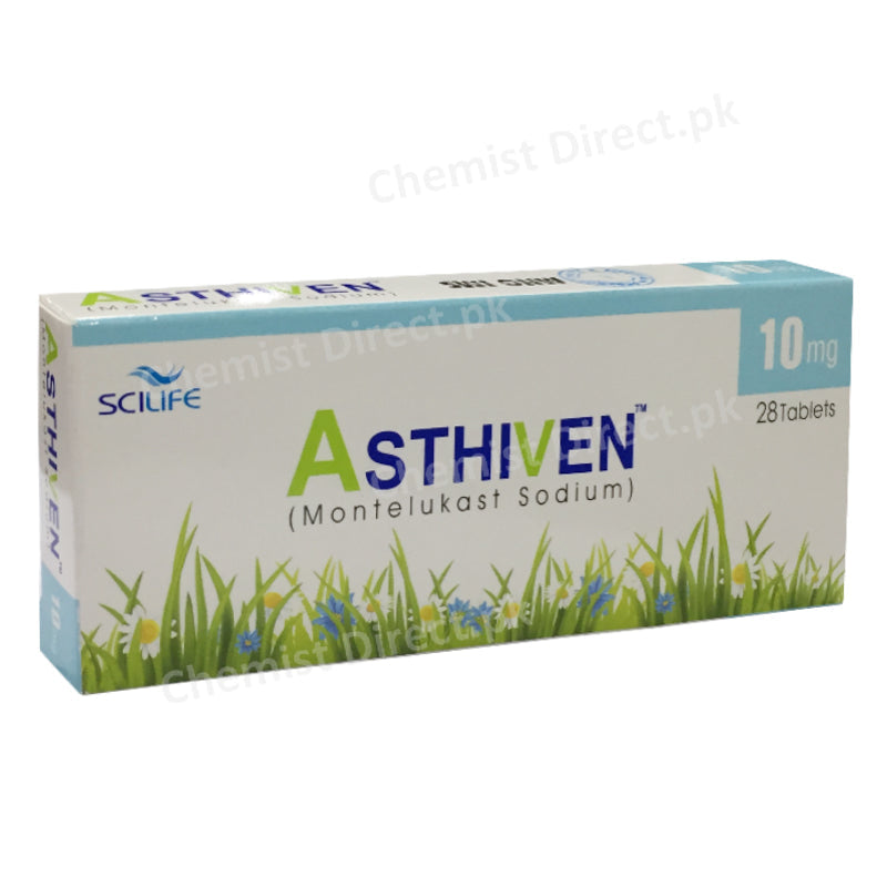 Asthiven Tablet 10mg Scilife Pharma Anti-Leukotriene Montelukast Sodium