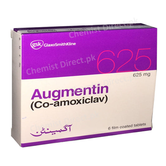 Agumentin 625mg Co-amoxiclav gsk Glaxosmithkline