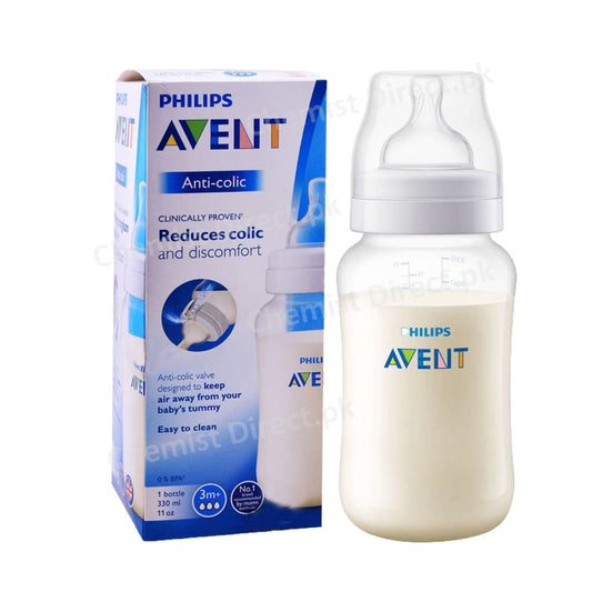 Avent Anti-Colic Feeding Bottle 3M+ 330Ml/11Oz Baby Care