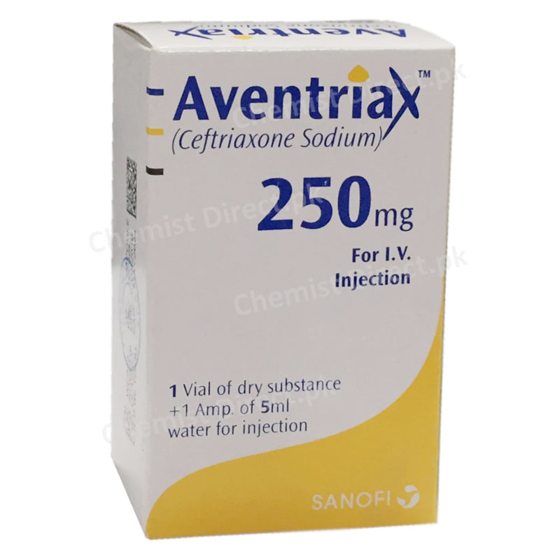 Aventriax IV Inj 250mg 1Vial Injection SANOFI AVENTIS CEPHALOSPORIN ANTIBIOTIC Ceftriaxone
