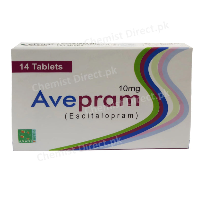 Avepram 10mg Tablet Avant Pharmaceuticals Escitalopram