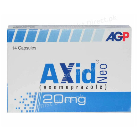 Axid Neo 20mg Cap Capsules AGP_Pvt_Ltd Anti Ulcerant Esomeprazole