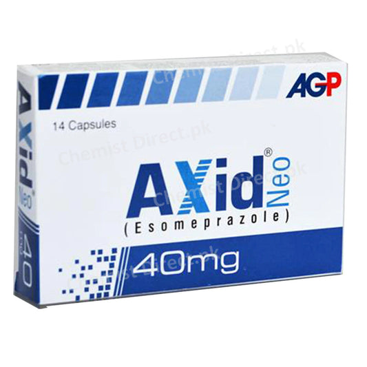 Axid Neo 40mg Cap Capsules AGP_Pvt_Ltd Anti Ulcerant Esomeprazole