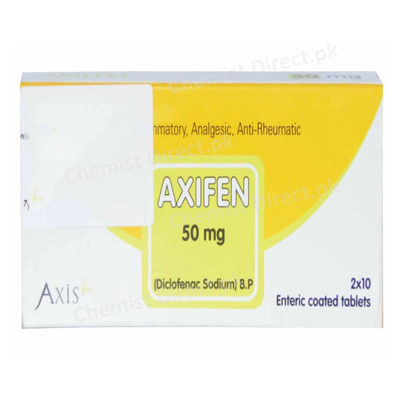Axifen 50mg Tab Tablet Axis Pharma Diclofenac Sodium