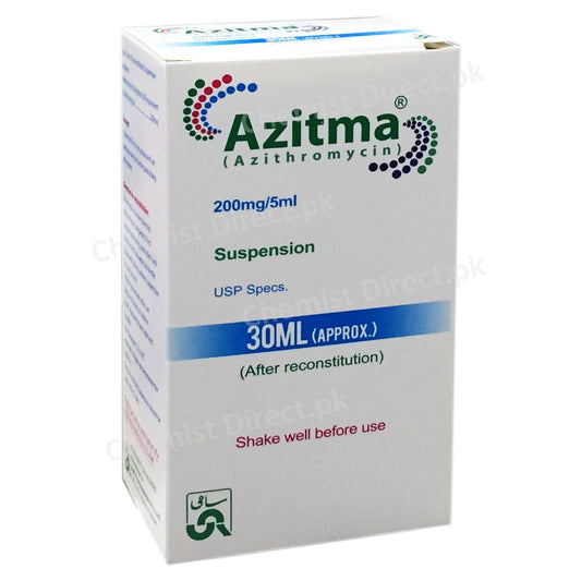 Azitma 200mg 5ml Tab Tablet Sami Pharmaceuticals Macrolide Anti Bacterial Azithromycin