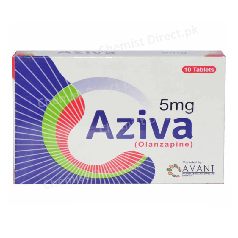 Aziva 5mg Tab Tablet Avant Pharma Psychosis Olanzapine