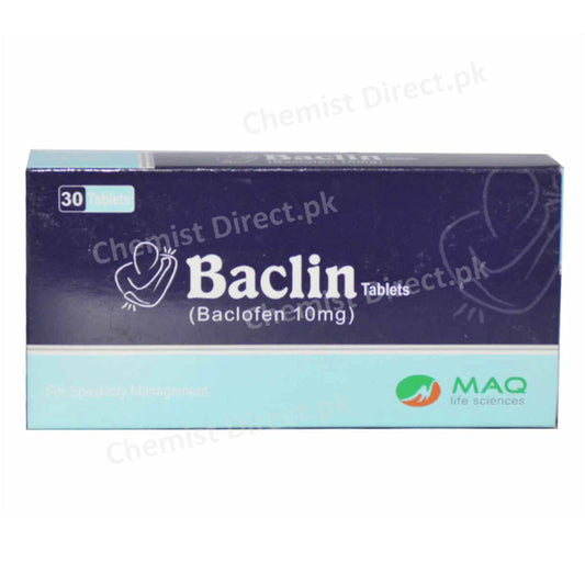 Baclin 10mg Tablet Genome Pharmaceuticals Baclofen