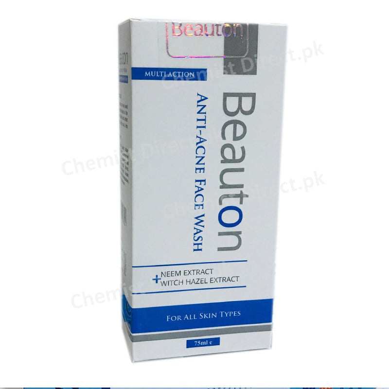 Beauton Anti -Acne Face Wash 75 Ml Skin Care