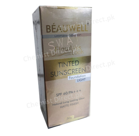 Beauwell Tinted Sunscreen Foundation Sunblock