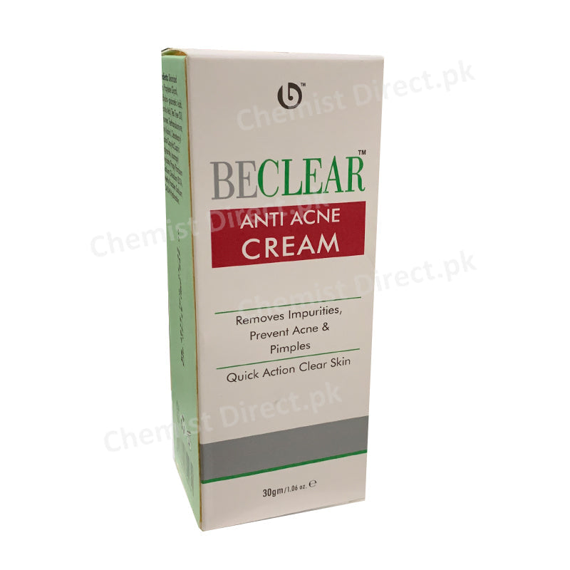 Beclear Anti Acne Cream 30Gm Skin Care