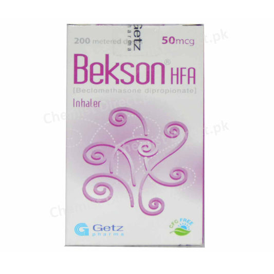 Bekson Hfa 50Mcg Inhaler Medicine