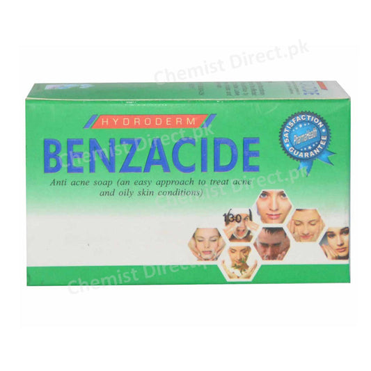 Benzacide Bar 5% 75gm PHARMA HEALTH PAKISTAN (PVT.) LTD Anti acne Benzoyl Peroxide soap