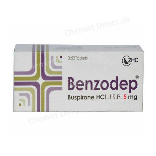 Benzodep Tablet 5mg Zaka Healthcare Psychotropic Buspirone