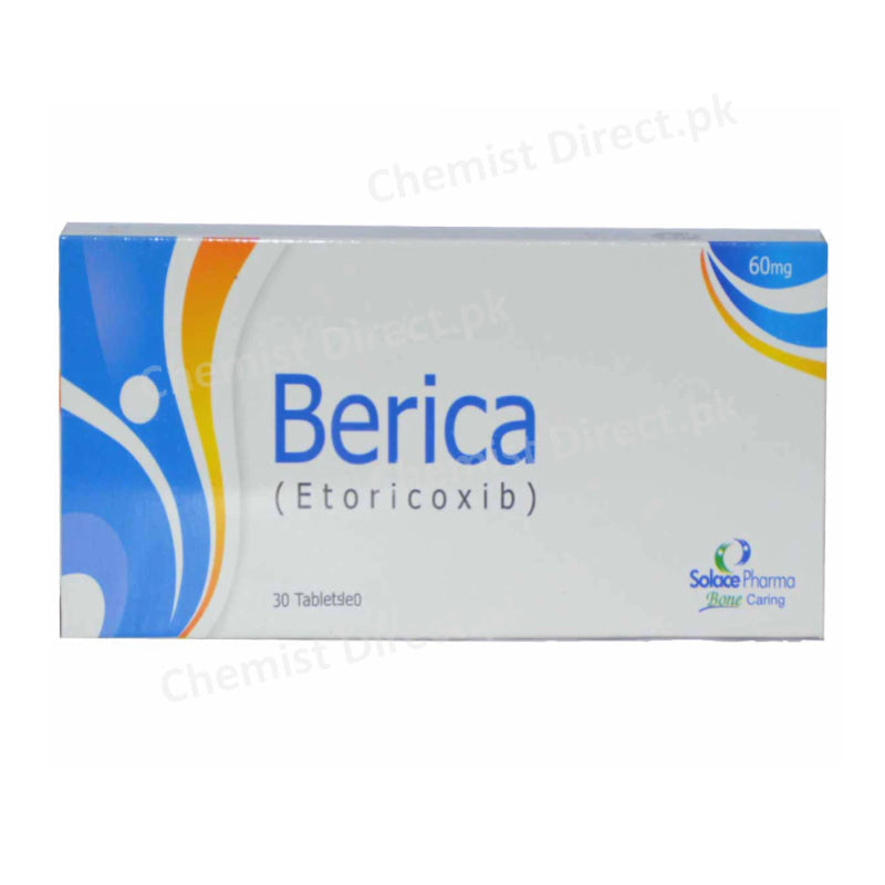 Berica 60mg Tablet Solace Pharma Etoricoxib
