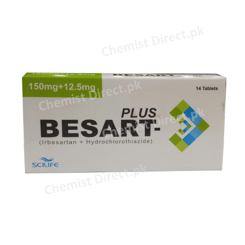 Besart Plus 150mg + 12.5mg Tablet – ChemistDirect.pk