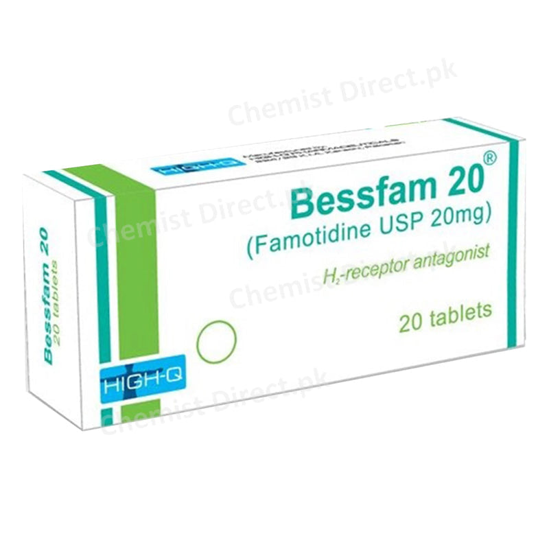 Bessfam 20mg Tab Tablet High Q PHARMACEUTICALS Anti Ulcerant Famotidine jpg