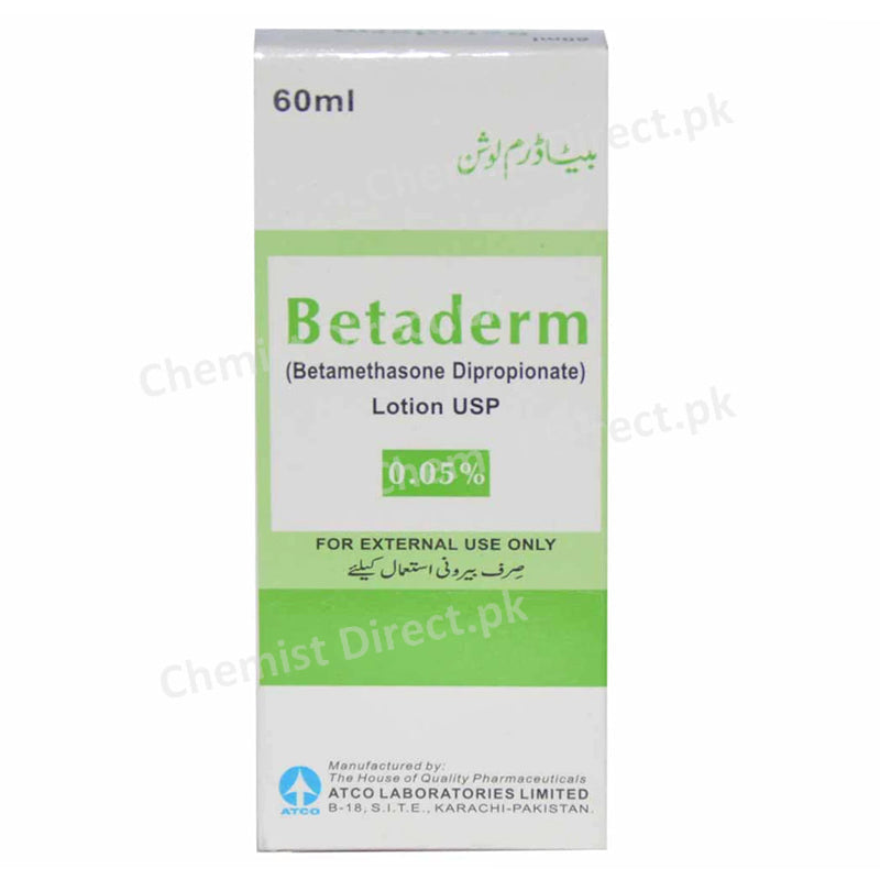 Betaderm Lotion 60ml ATCOLABORATORIES PVT LTD Corticosteroids Betamethasone Valerate jpg
