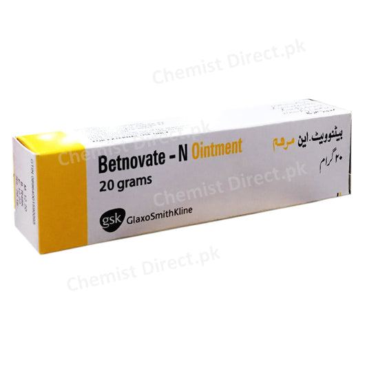 Betnovate N Ointment 20gm Corticosteroid Anti Bacteria Neomycin 0.5 Betamethasone 0.1