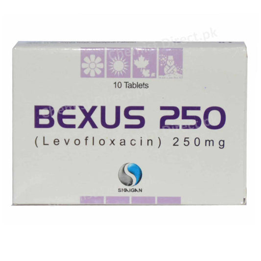 Bexus 500mg Tab Tablet Shaigan Pharmaceuticals-QUINOLONESANTI-BACTERIAL LEVOFLOXACIN.jpg