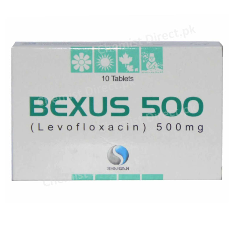 Bexus 500mg Tab Tablet Shaigan Pharmaceuticals-QUINOLONESANTI-BACTERIAL-LEVOFLOXACIN.jpg