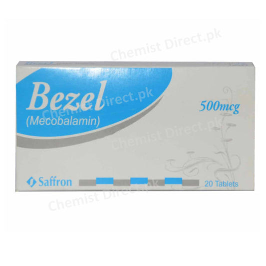 Bezel 500mcg tab Tablet-Saffron Pharmaceuticals_Pvt_Ltd Vitamin B12 Mecobalamin.jpg